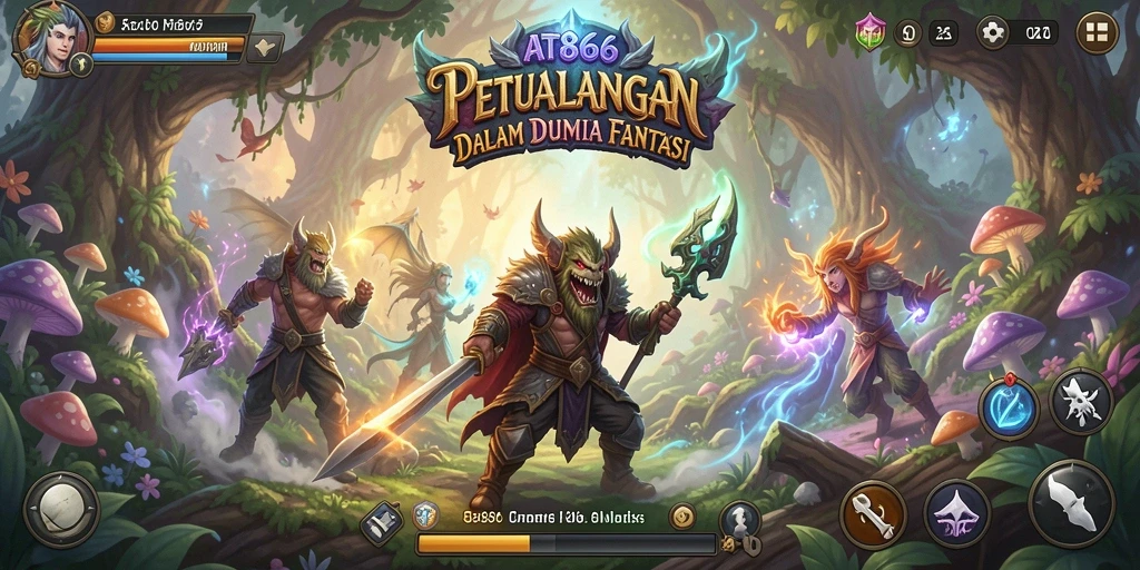 Tampilan gameplay epik dalam AT866 dengan petualangan tak terbatas.