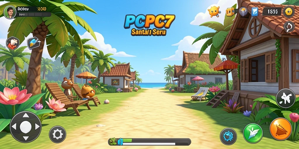 Gambaran gameplay seru dan menyenangkan di PCPC7.