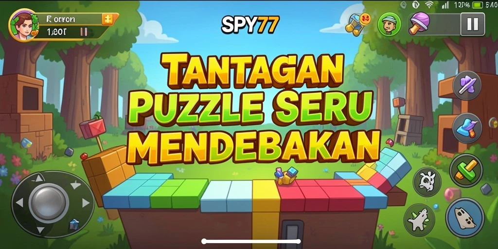 Tampilan gameplay seru dan menantang di SPY77.